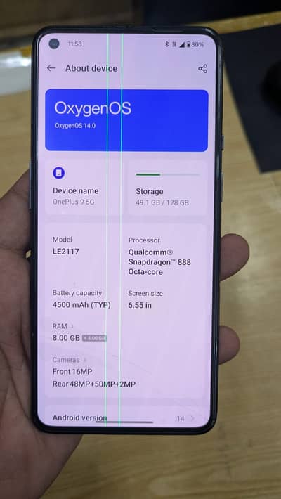 One Plus 9 5g (EXCHANGE POSSIBLE)