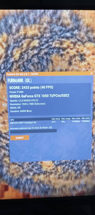 MSI GTX 1050ti Gaming X sealed with awesome temps