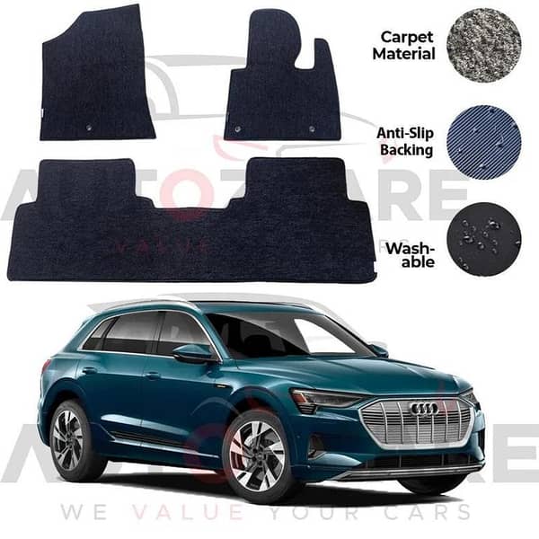Audi E-Tron Genuine Fitting Carpet Floor Mat 3PCS - Model 2020-2025