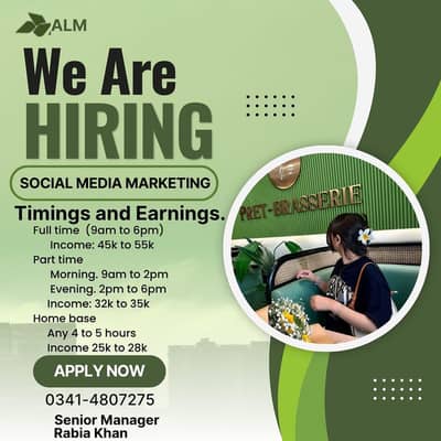 Part time full time office work home base job available