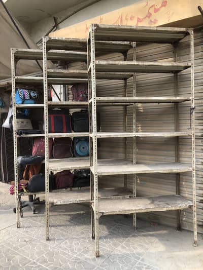Iron shelves