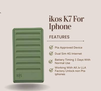 Iko k1s or k7 available for non pta iPhone