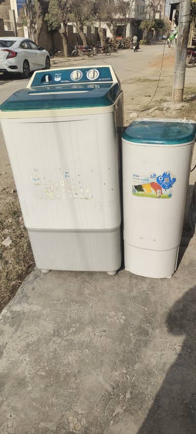 I'm saling Haier washing & dryer