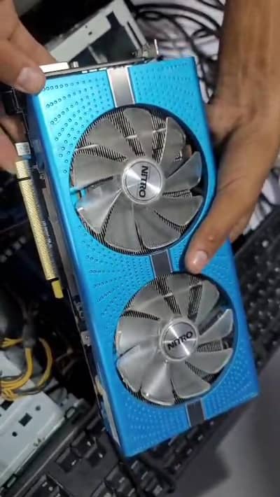 Sapphire Nitro+ RX 590 GME 8GB GDDR 5 Gaming GPU, Excellent Condition.