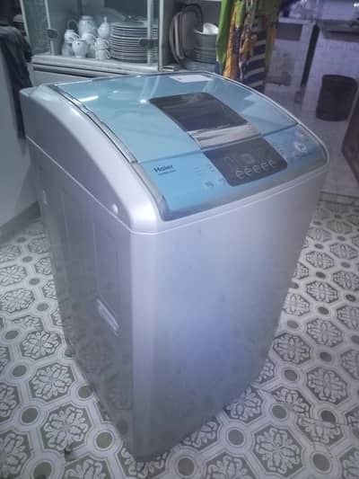 Haier fully automatic washing mint condition 8 kg capacity zabardast
