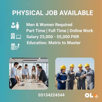 Office & Online Jobs Available – Lahore