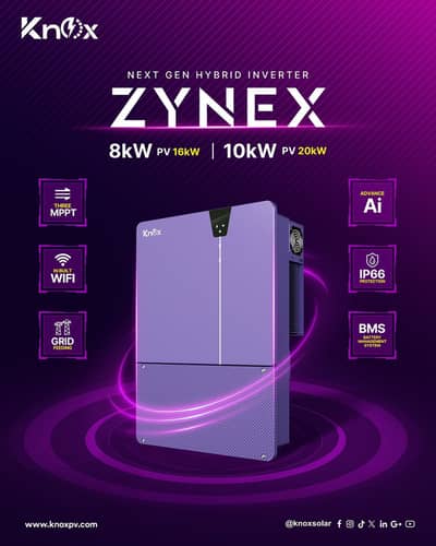 Knox 8kw ip66 zynex inverter