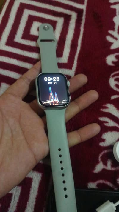 Apple smart watch with rounded square design