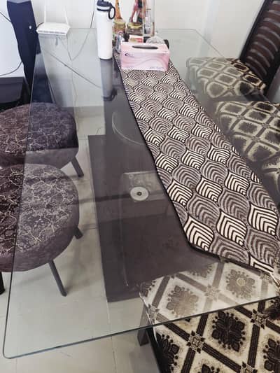 pure wood dinning table with chairs #urgent