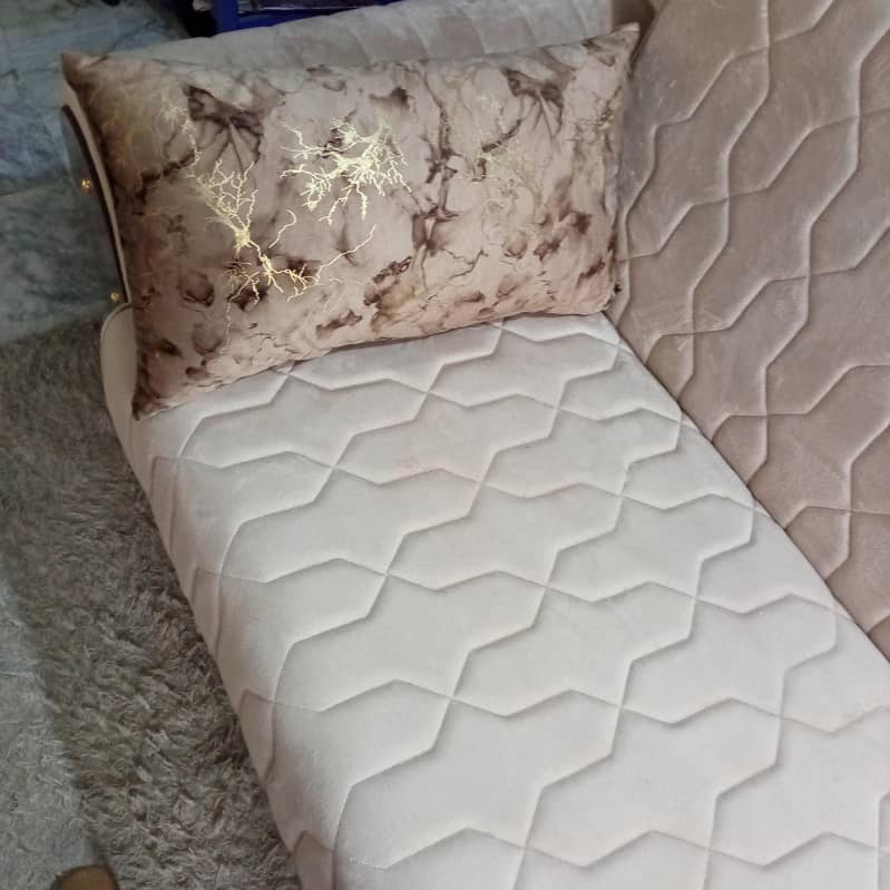 sofa cumbed and imported fur carpet 2