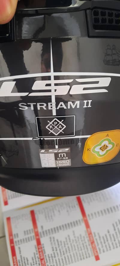 LS2 Helmet FF808 Stream 2 warld map black M