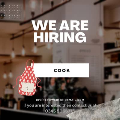 cook Needed for HOme F 15 1