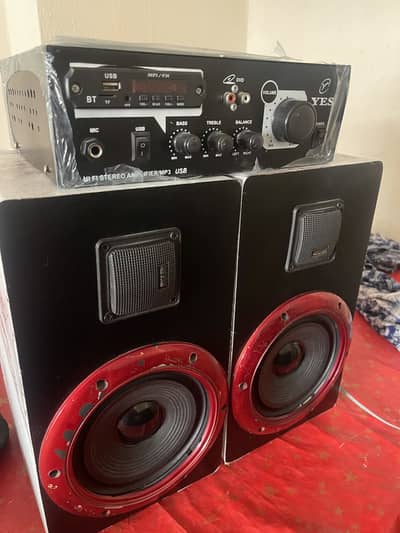Two 6inch subwoofer speakers with Amplifier
