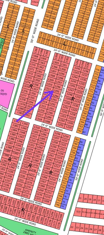 R-1295, 120 Sq Yard, Gold Block