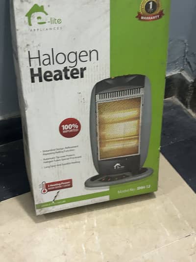 Elite Table Halogen table heater with 3 halogen rods