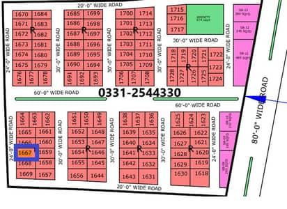 PLOT SALE IN NORTH TOWN RESIDENCY PHASE 1 SUPERIOR BLOCK