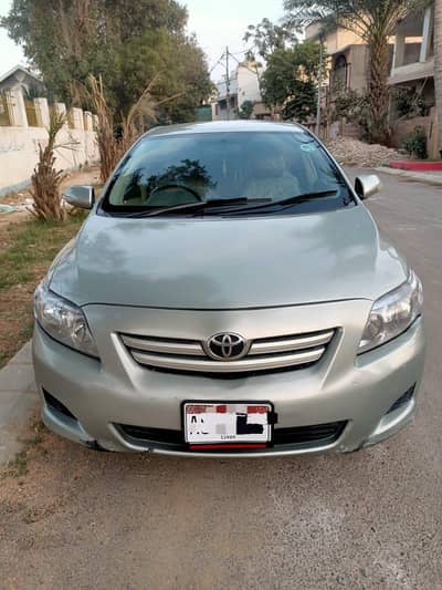own my name I am selling my car corrola gli 2009