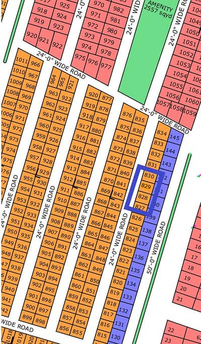 PLOT SALE NORTH TOWN RESIDENCY PHASE-01 GOLD BLOCK