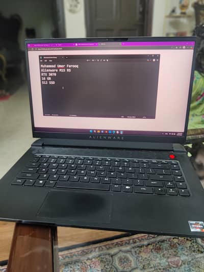 Dell Alienware M15 R5 | 16GB RAM | 512GB SSD | RTX 3070 8GB