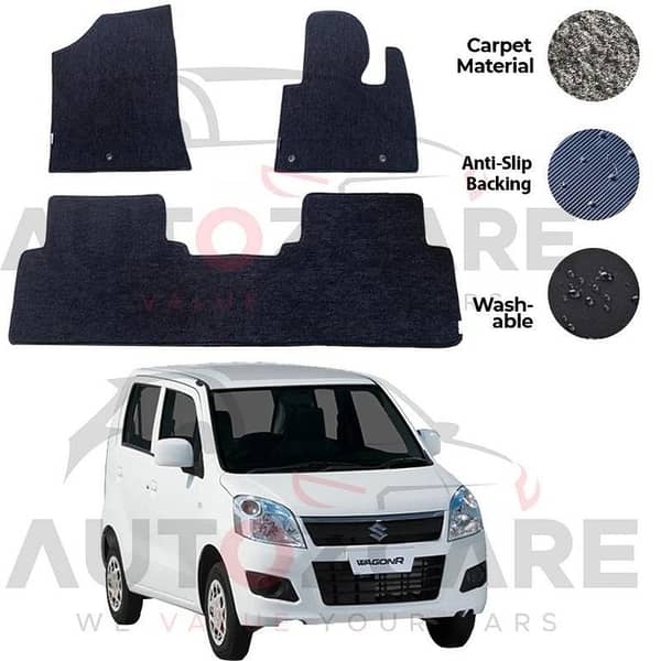 Suzuki Wagon R Genuine Fitting Carpet Floor Mat 3PCS - Model 2014-2025