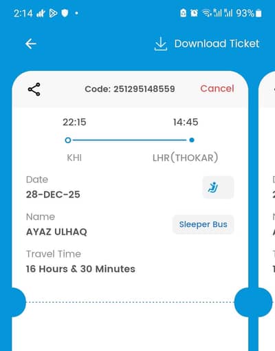 Daewoo Sleeper Bus tickets for sale