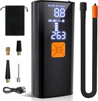 Tire Inflator Portable Cordless Air Pump