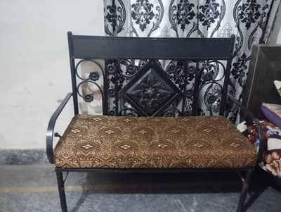 2 seater metel sofa