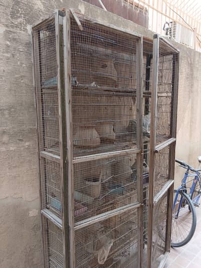 10 section Bird cage for parrots