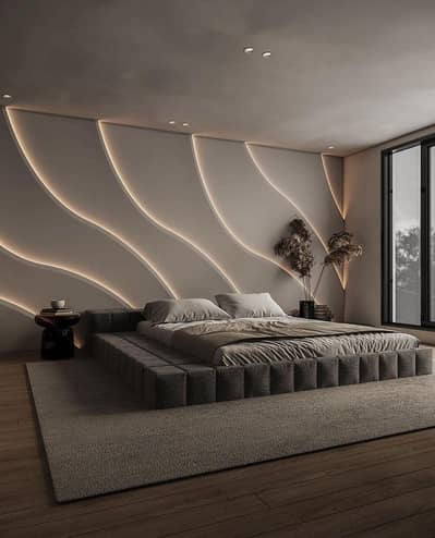 bed wall design media wall design molding wall design mirror wall