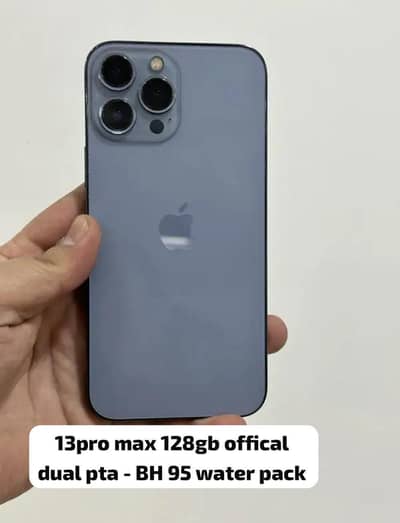 IPHONE 13 PRO MAX PTA Approved Dual Sim,128gb