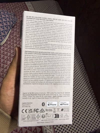 Ray-ban meta glasses .