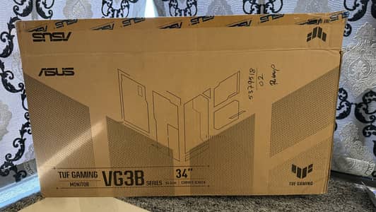 Asus TUF Gaming Curved Monitor – 34” (VG3B Series) – Like New