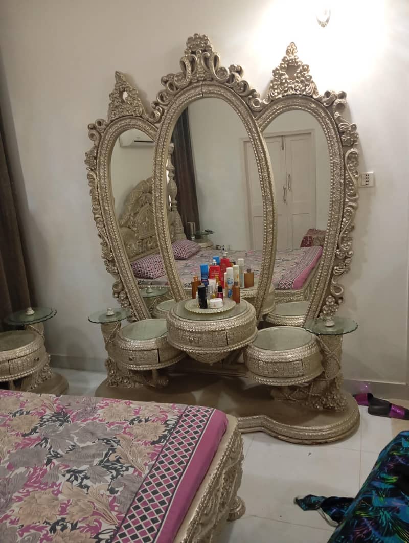 king size bed dressing wardrobe 1