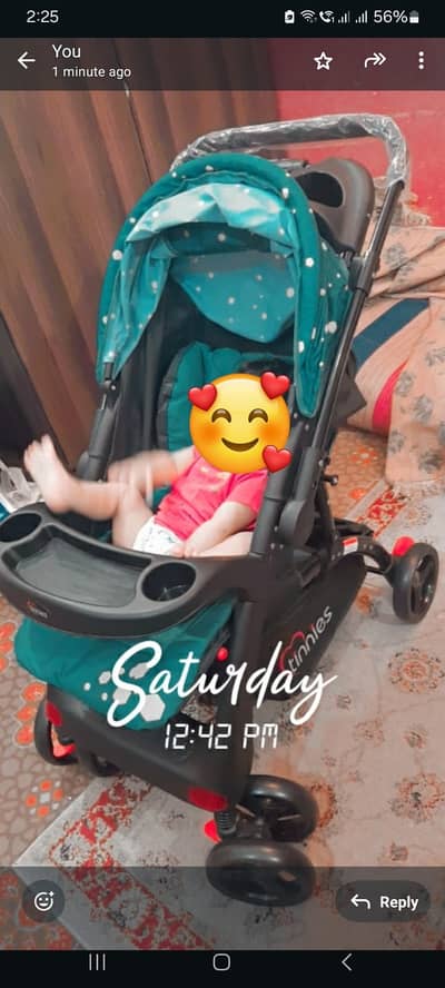 Tinnies baby pram/stroller for sale