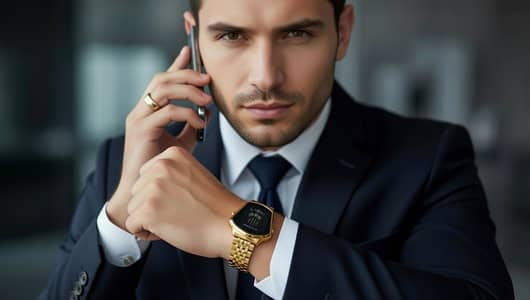 Limited Stock Golden Watch Combo BINBOND – 2299 PKR Free Bracelet Ring