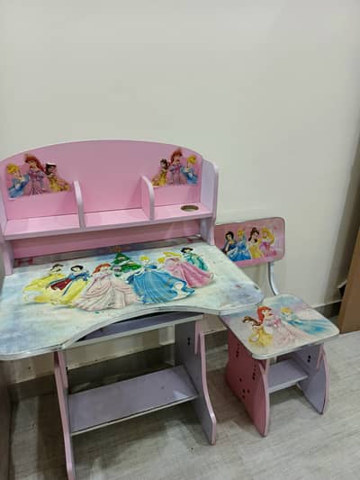Kids study table with chair