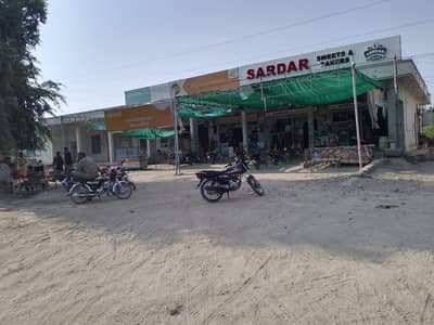 1 Kanal Commercial Shop For Sale On Main Govt. Comprehensive School Chowk Sahiwal.