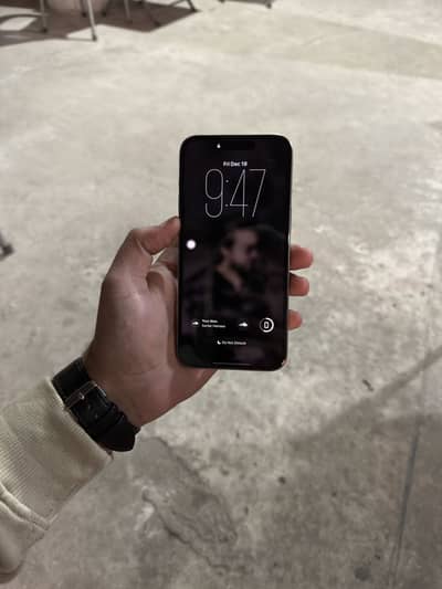 15 Pro Max 256 jv back changed