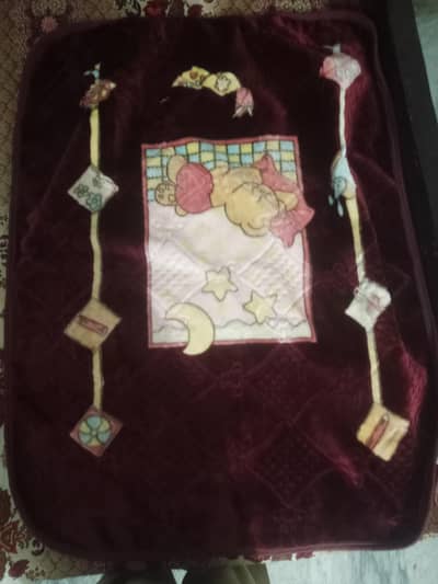 boths baby blanket 3 pic one time used