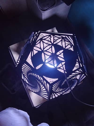 geometric lamps are based on the Dodecahedrona