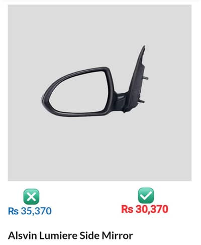 Changan Alsvin Side mirror