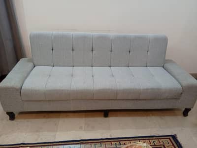 Selling twin Sofa Cum Bed in good condition rare used with care.