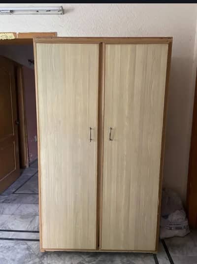 Wooden Wardrobe - Light brown
