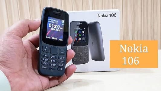 Nokia 106 original pta approved mobile with box