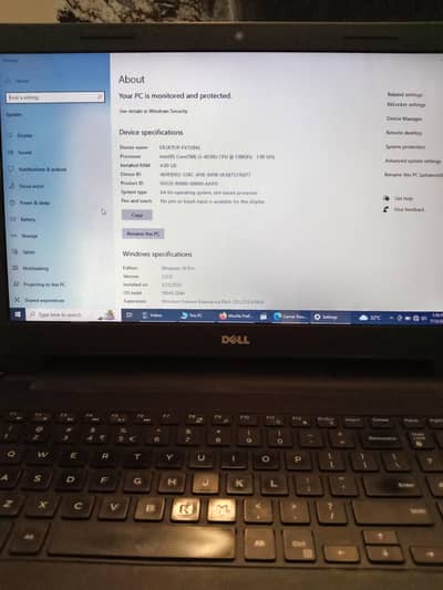 laptop  4th generation good Condition