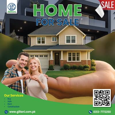 120 yards Ground Plus 3 west open Bungalow For Sale Block-9 Gulistan e johar karachi