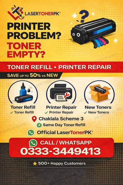 Toner refilling | Printer Repairing  | New Laser Toners