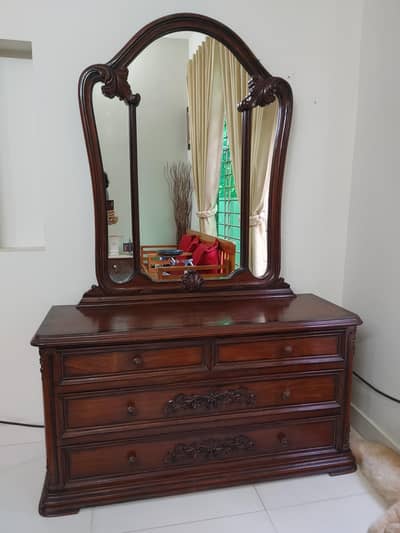 Dressing Table Pure Sheesham Wood