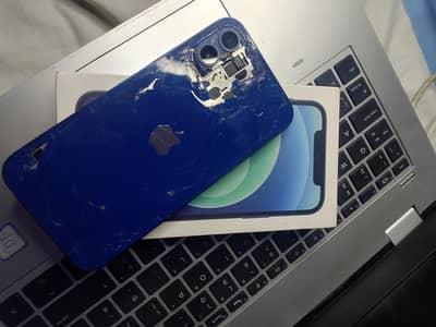 I PHONE 12 64GB JV bettry health 77 orignal