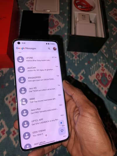 One plus 10 pro Official Pta Proved With box And charger Back brake he